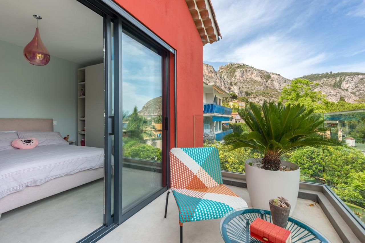 אזה Deluxe Villa Graziella 200 M From The Beach מראה חיצוני תמונה
