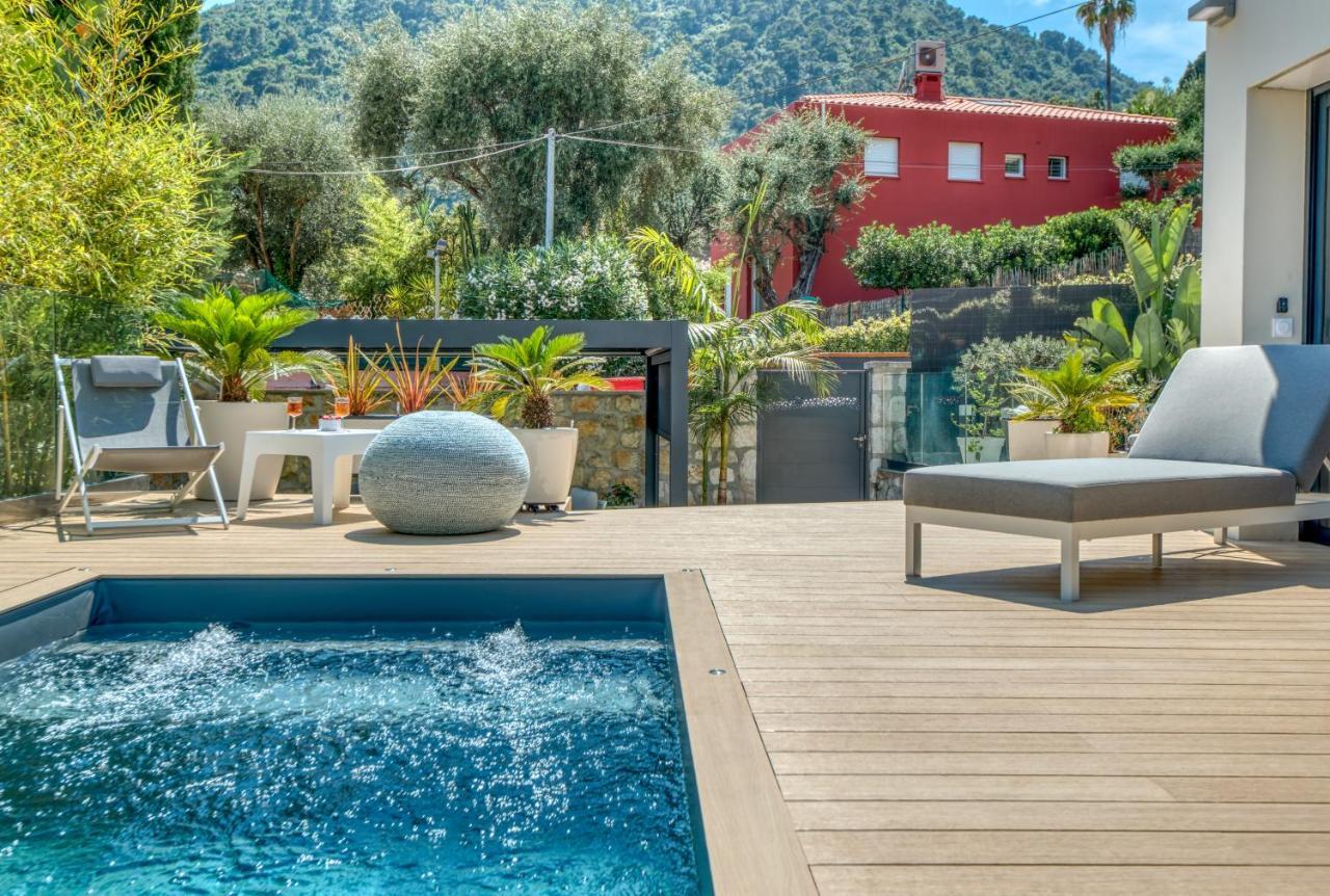 אזה Deluxe Villa Graziella 200 M From The Beach מראה חיצוני תמונה